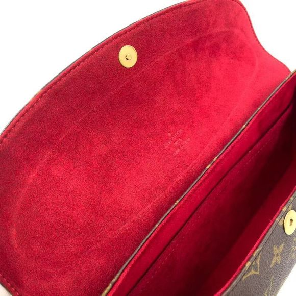 Louis Vuitton Sonatine Monogram Leather X PVC Brown Handbag Gold M51902 - Picture 5 of 13